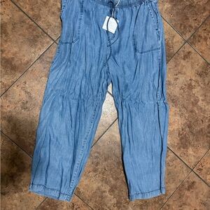 beachlunchlounge Light Blue Straight Leg Pants